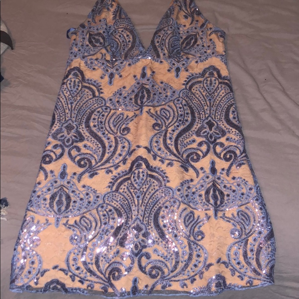 Free people sequin mini dress